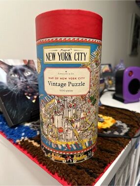Cavallini & Co. Map of New York City Vintage 1000pc Puzzle